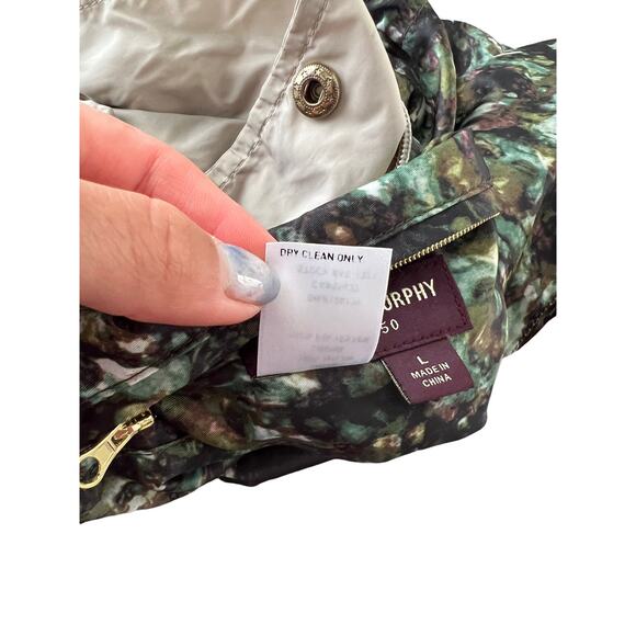 Johnston & Murphy Zip Up Reversible Jacket Hooded Long Sleeve L Large - Picture 8 of 10